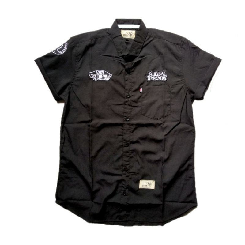 Work Shirt Hitam Vans Suicidal Tendencies