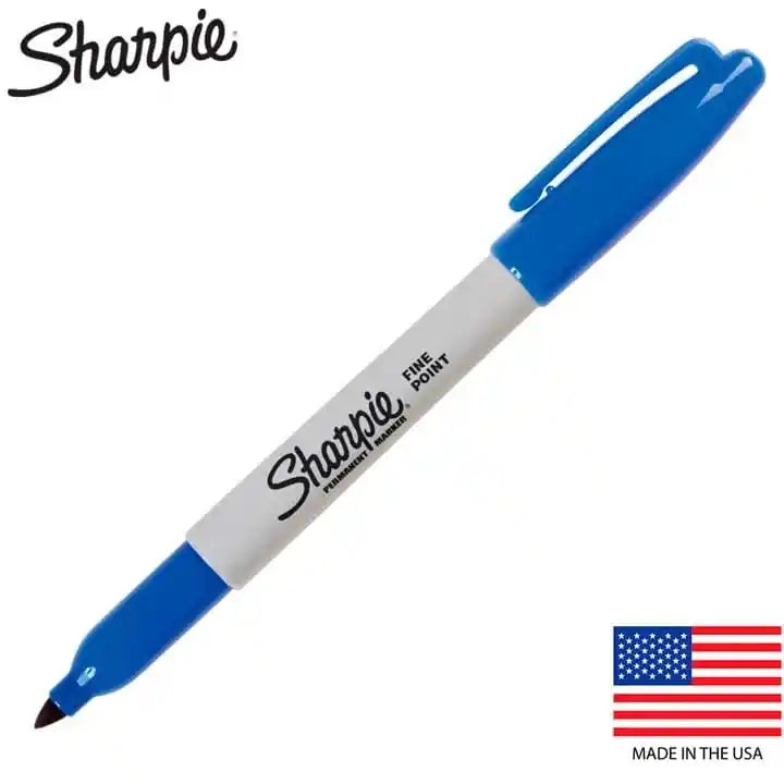 Caneta Sharpie Marcador Permanente Ponte Fina Original