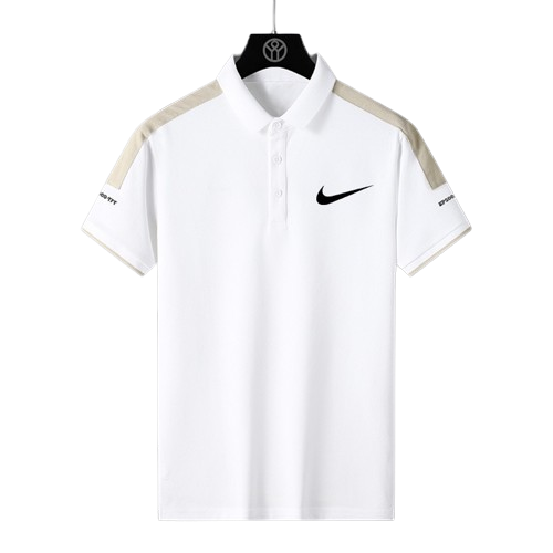 Camisa Polo Nike - Cinza Azulado/Preto/Branco