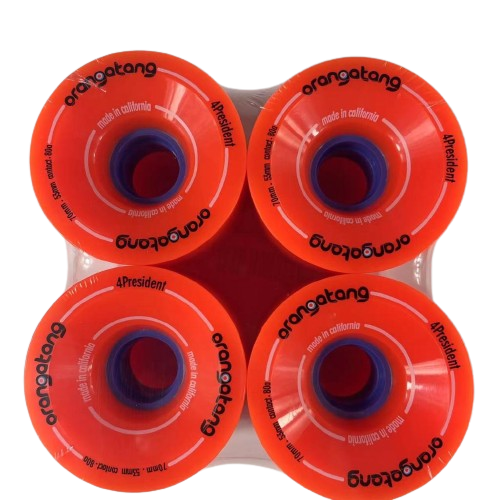 Rodas Orangatang Wheels 4President Laranja 70mm