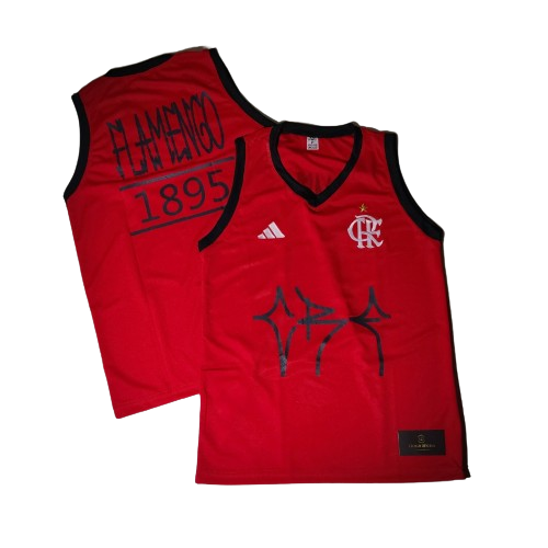 Regata Flamengo Basquete Vermelha Especial