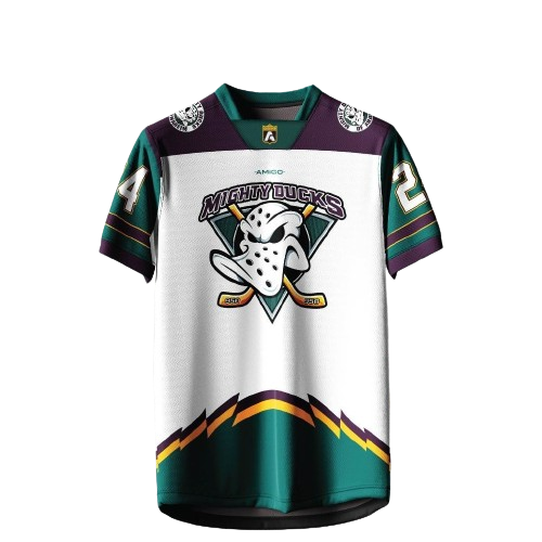 Camisa Mighty Ducks Malásia 24 Branco