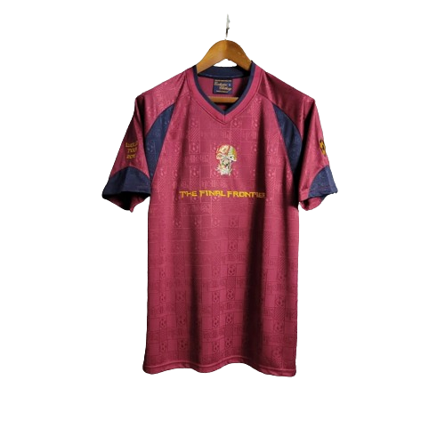 Camisa West Ham United Grená 2010 Retrô Iron Maiden