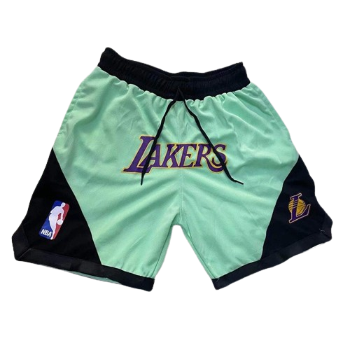 Calção NBA Los Angeles Lakers - Verde Menta