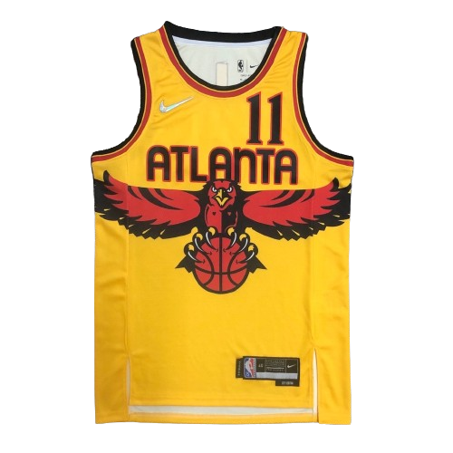 Regata NBA Atlanta Hawks 11 Trae Young - Amarelo