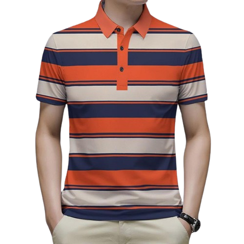 Camisa Polo Zert Listrada Slim XI