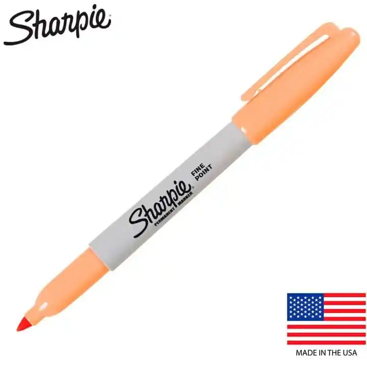 Caneta Sharpie Marcador Permanente Ponte Fina Original