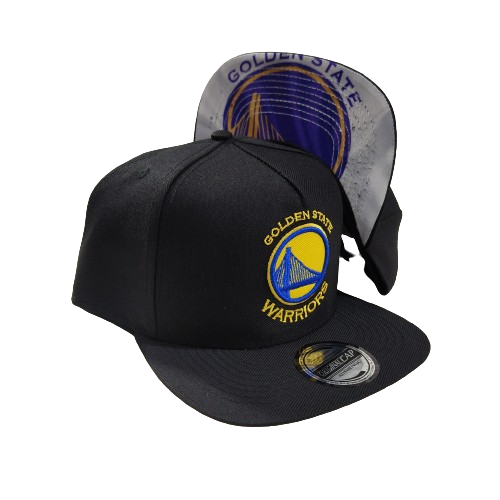 Snapback Even NBA NFL MLB Warriors Preto