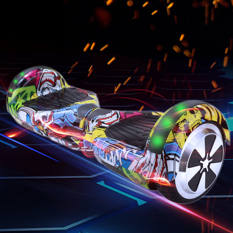 Hoverboard HBD65 Graffiti 6.5" Motor Brushless Led