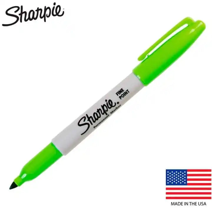 Caneta Sharpie Marcador Permanente Ponte Fina Original