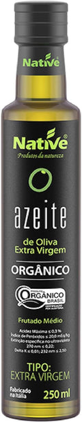 Azeite De Oliva Extra Virgem Orgânico Native 250ml