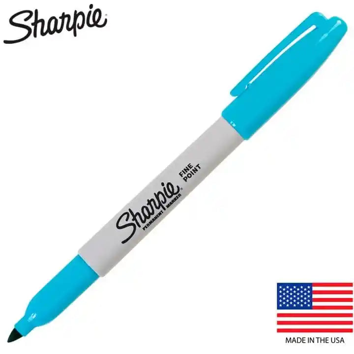 Caneta Sharpie Marcador Permanente Ponte Fina Original