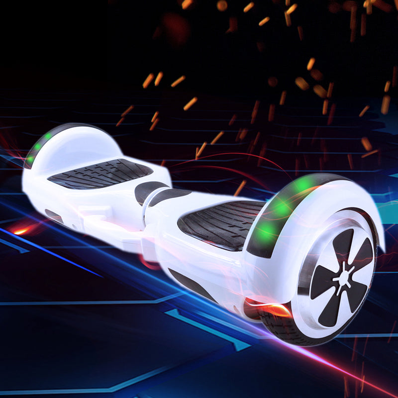 Hoverboard HBD65 Branco 6.5" Motor Brushless Led