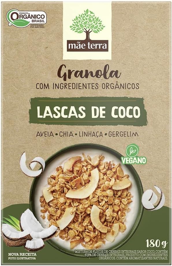 Granola Lascas de Coco Mãe Terra 180g