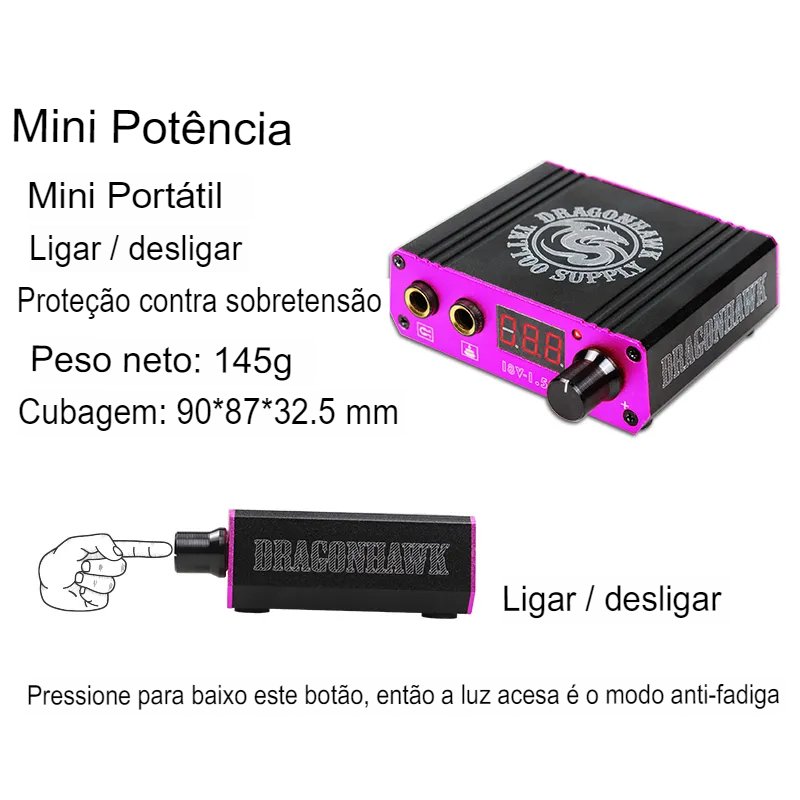 Fonte de Alimentação Digital LDC Mini Dragonhawk Power Supply