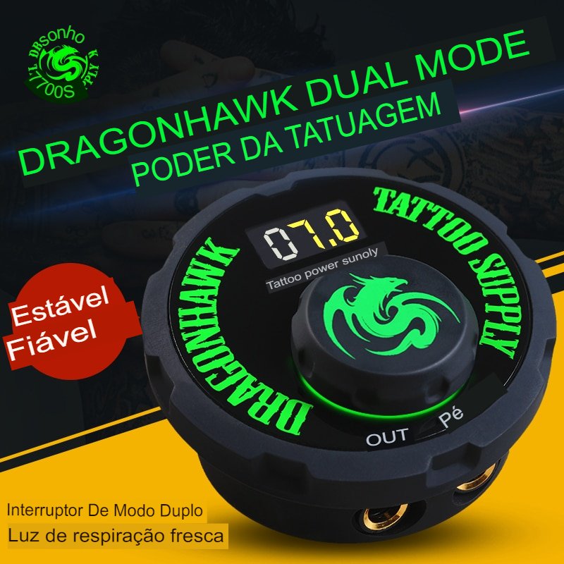 Fonte de Energia Digital LCD Dragonahawk