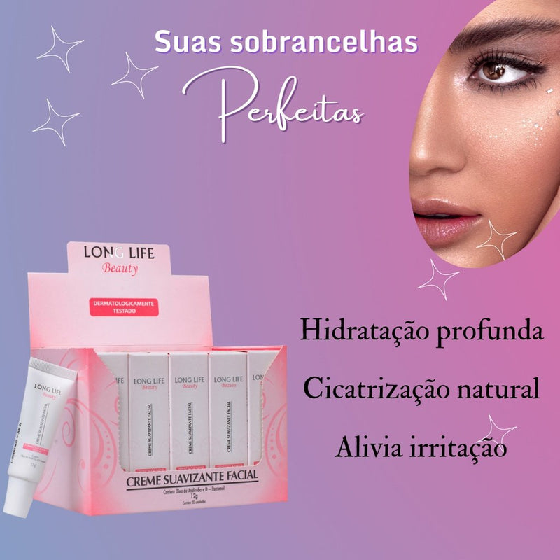 Creme Pós Micropigmentação Long Life Beauty 12g Caixa c/ 20 unidades