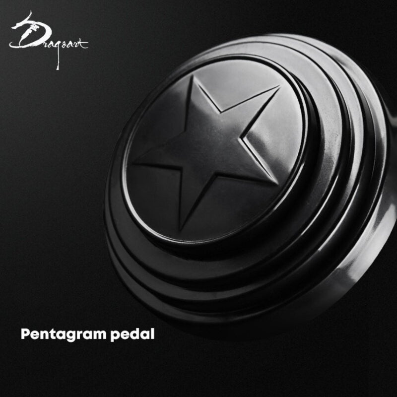 Pedal Dragoart Modelo Estrela Macio, Robusto e Antiderrapante para Máquinas