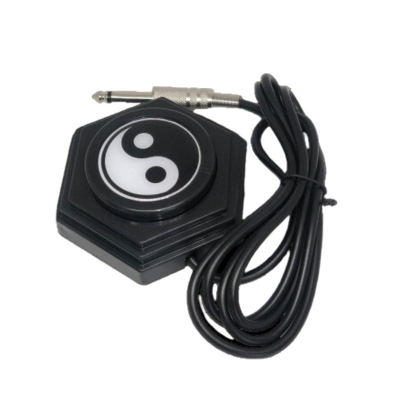 Pedal Dragoart Yin Yang - Interruptor de Pé Antiderrapante de Plástico Resistente - Cabo de 1.4m com Jack de 6.3mm