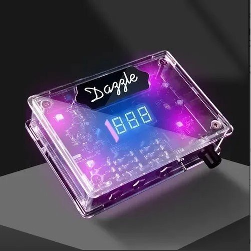 Fonte Digital Dazzle RGB Boutique LED Transparente