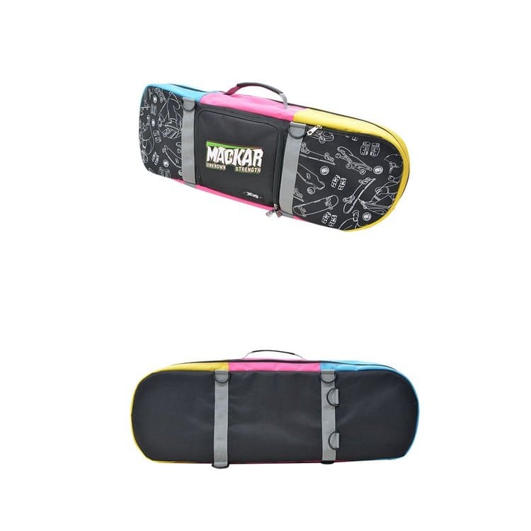 Mochila Mackar P/ Levar Skate Multi Colorido