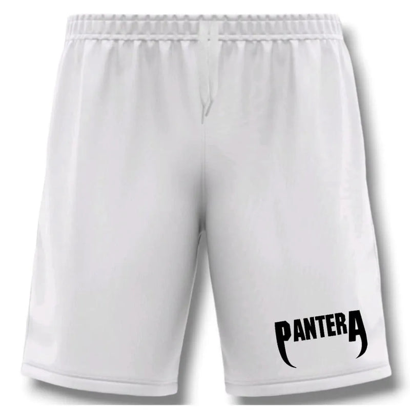 BERMUDA FIT PANTERA BANDA Preto/Branco