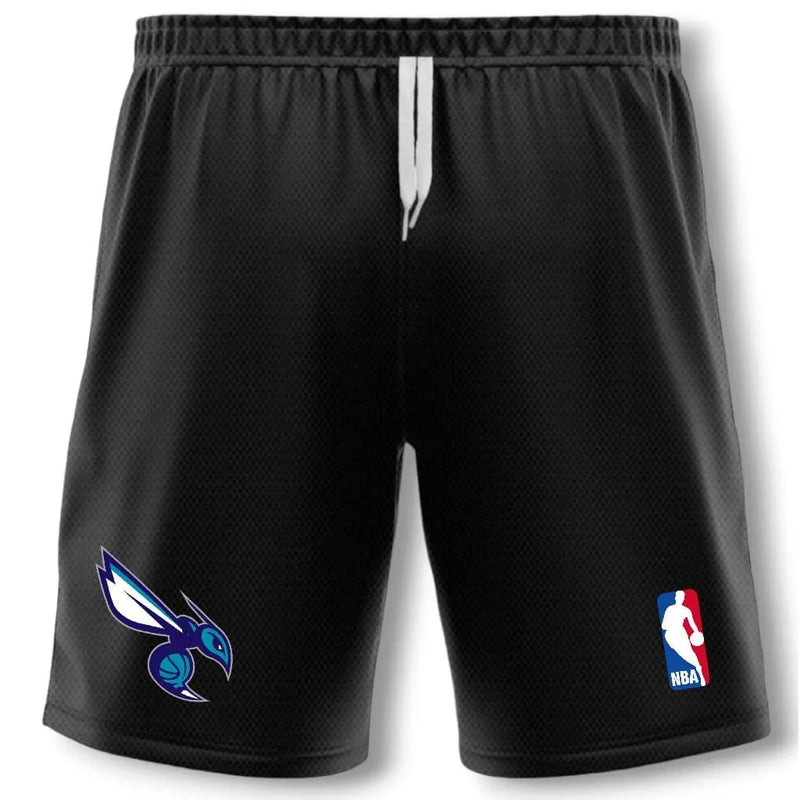 BERMUDA FIT HORNETS NBA Branco/Preto