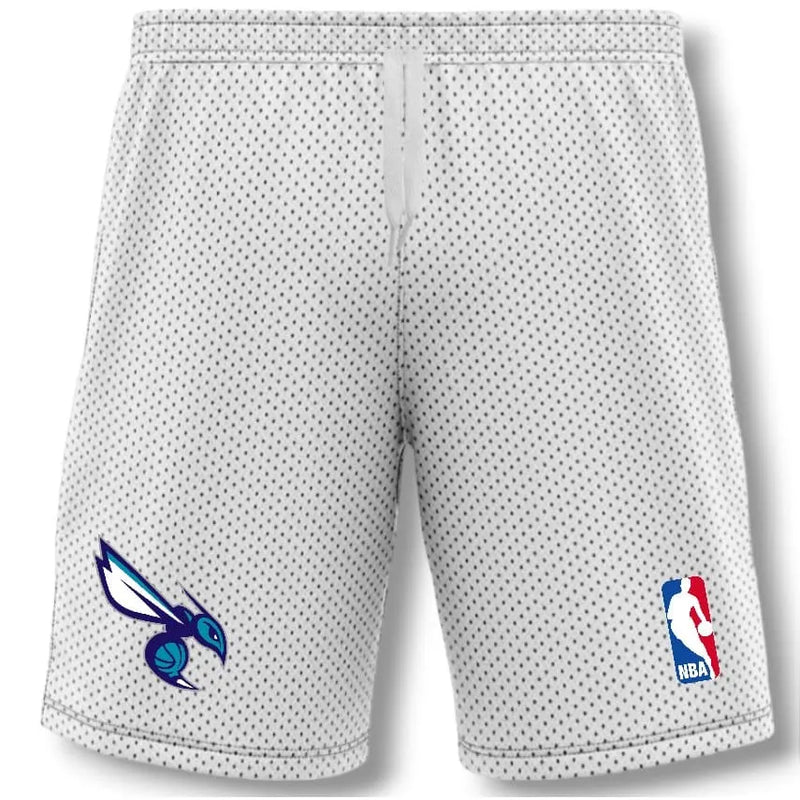 BERMUDA FIT HORNETS NBA Branco/Preto