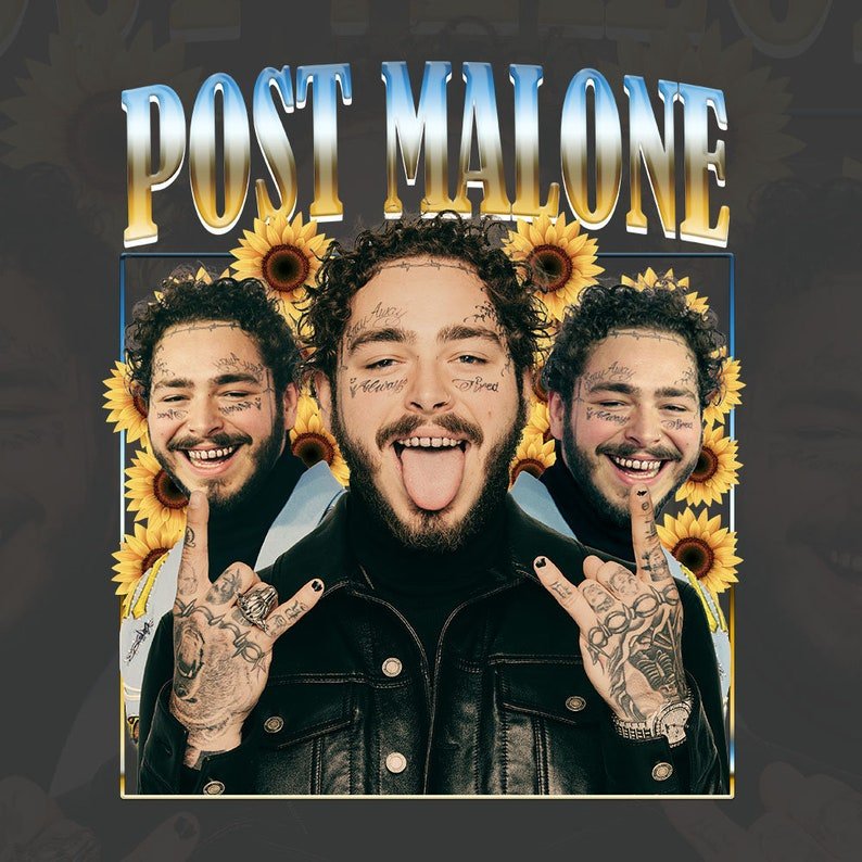 CAMISETA SUNFLOWER POST MALONE