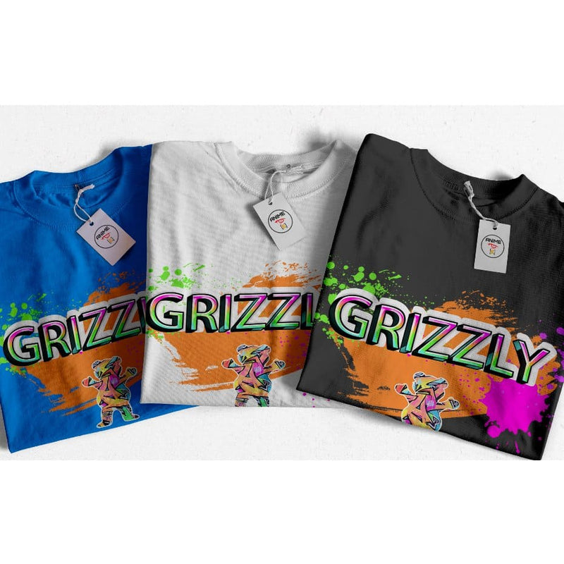 CAMISETA GRIZZLY GRAFIT ARTE URBANA