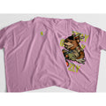 CAMISETA GRIZZLY URSO SKATE - Azul Bebê/Laranja/Rosa