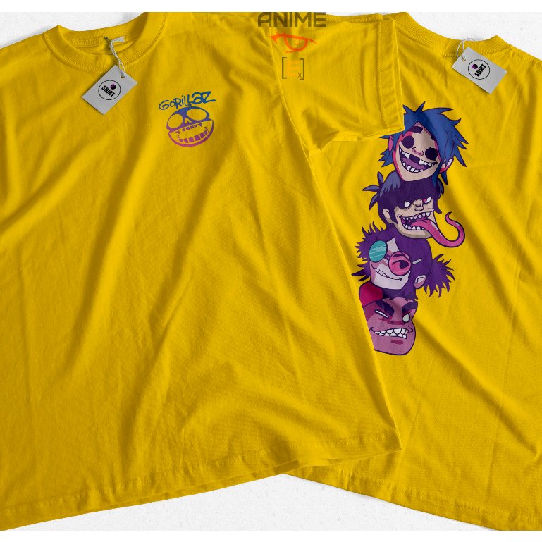 CAMISETA GORILLAZ SONG RETRO COMIC