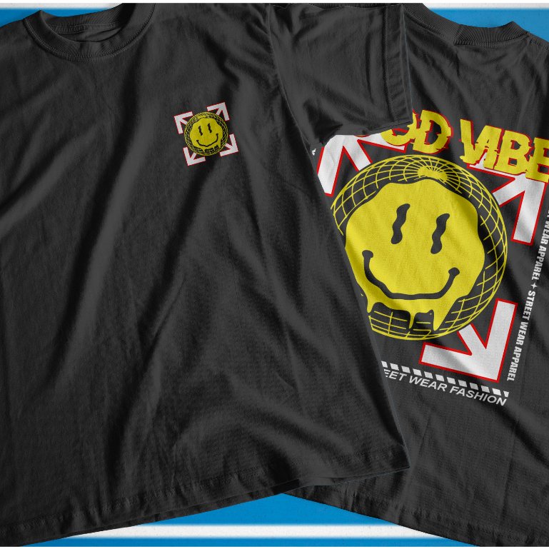 CAMISETA SMILE GOOD VIBES STREET