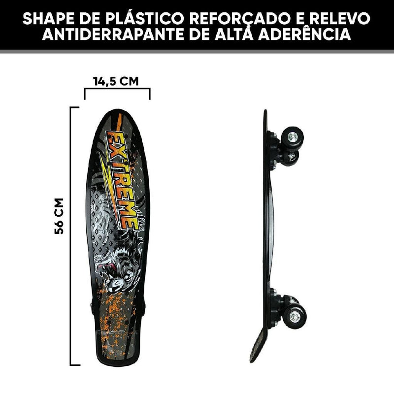 MINI CRUISER PENNY EXTREME PRETO