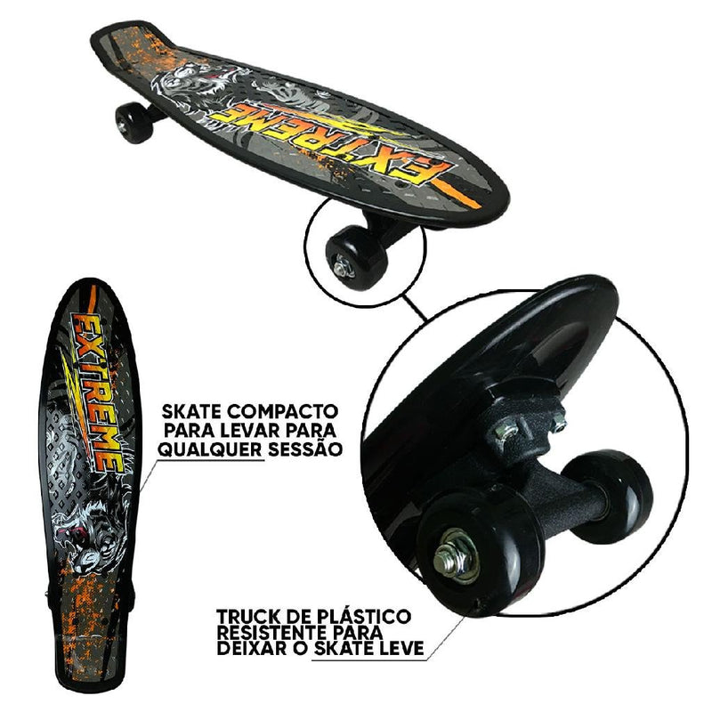 MINI CRUISER PENNY EXTREME PRETO