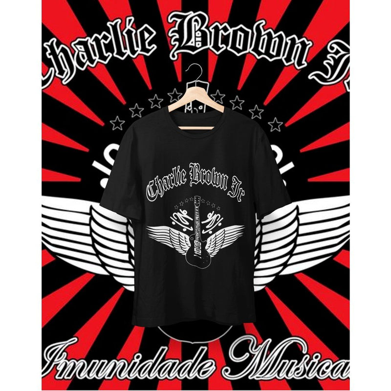 CAMISETA ROCK CHARLIE BROWN JR. IMUNIDADE MUSICAL