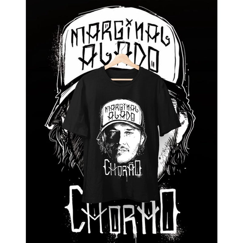 CAMISETA ROCK CHARLIE BROWN JR. MARGINAL ALADO