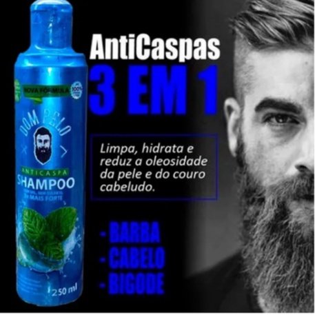 Shampoo Anticaspas Dom Pelo 3 em 1 - 250g