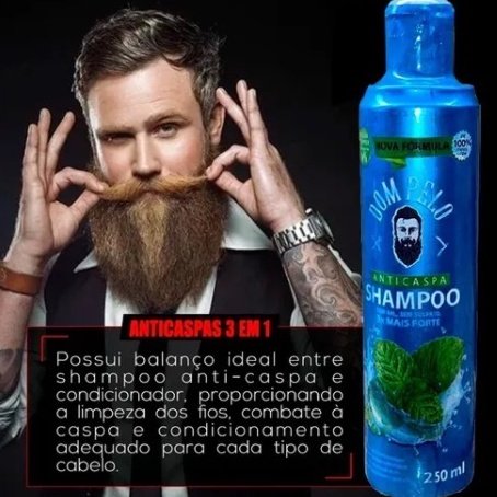 Shampoo Anticaspas Dom Pelo 3 em 1 - 250g