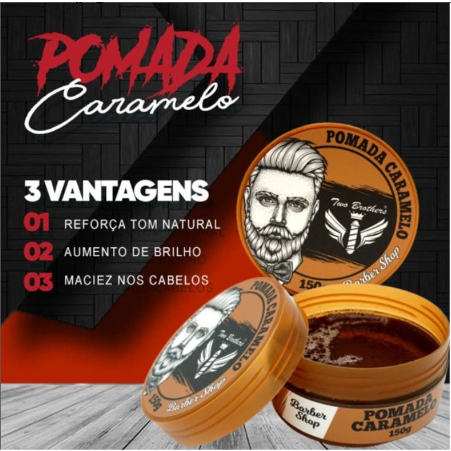 Pomada Modeladora Caramelo - Two Brothers 150g