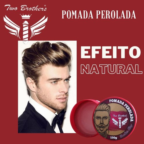 Pomada Modeladora Efeito Perolado TWO BROTHERS - 150G