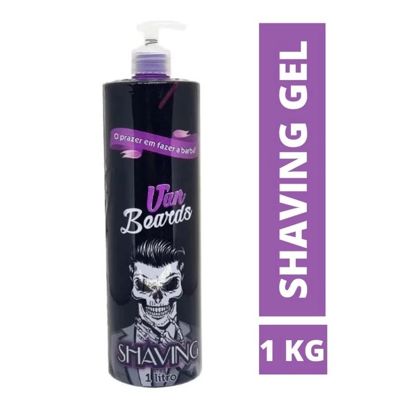 Shaving Gel Para Barbear Van Beards 1 Litro