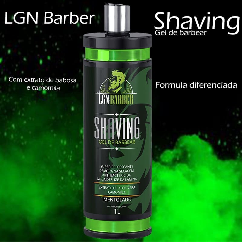 Gel Shaving Menta 1L LGN Barber