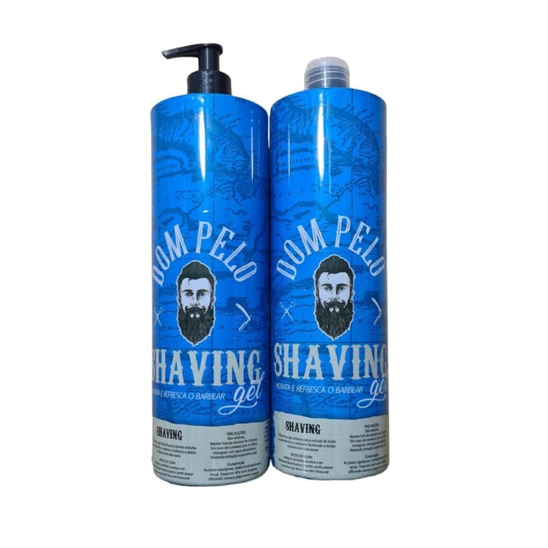 Kit 2 Shaving Dom Pelo Profissional 1L