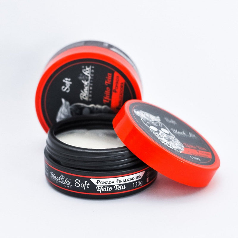 Kit 6 Pomadas Soft Teia Black Fix (130g cada)