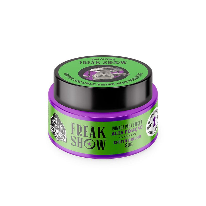 Pomada Don Alcides Freak Show Efeito Brilho Molhado 80g