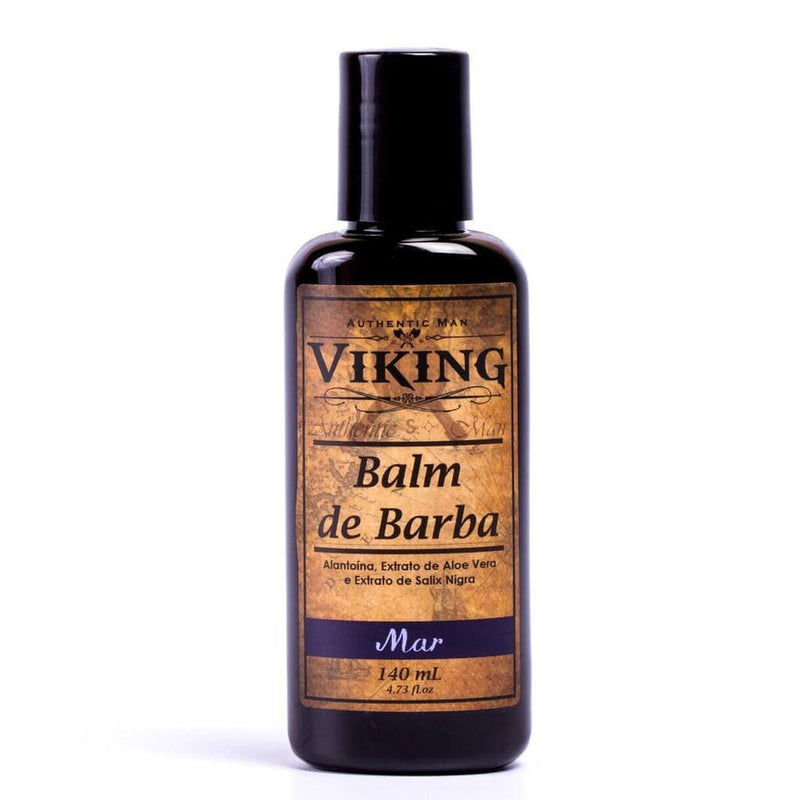 Kit Completo Barba Viking Mar - Shampoo + Condicionador + Balm + Óleo + Modelador