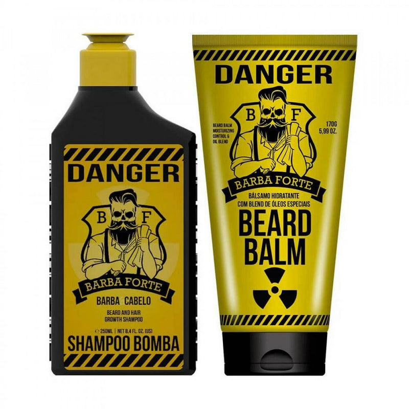 Kit para Barba Shampoo + Balm Dange Barba Forte