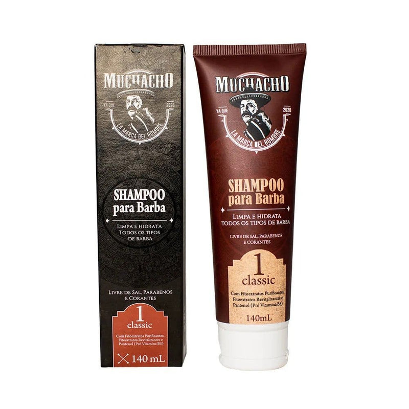 Kit Barba Muchacho Classic + Balm para Barba + Oleo para Barba