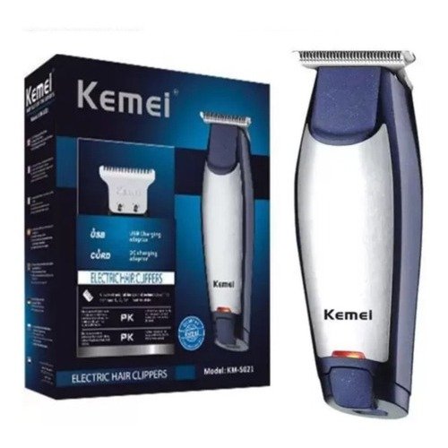 Máquina Kemei KM-5021 Azul 110V/240V Bivolt